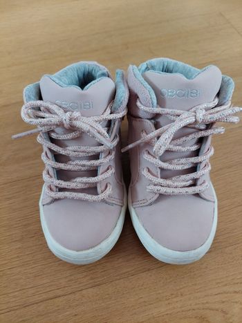 Baskets montantes obaidi roses