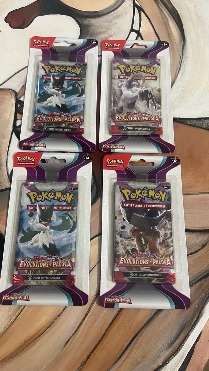 Blister Pokémon EV2 évolution à paldea