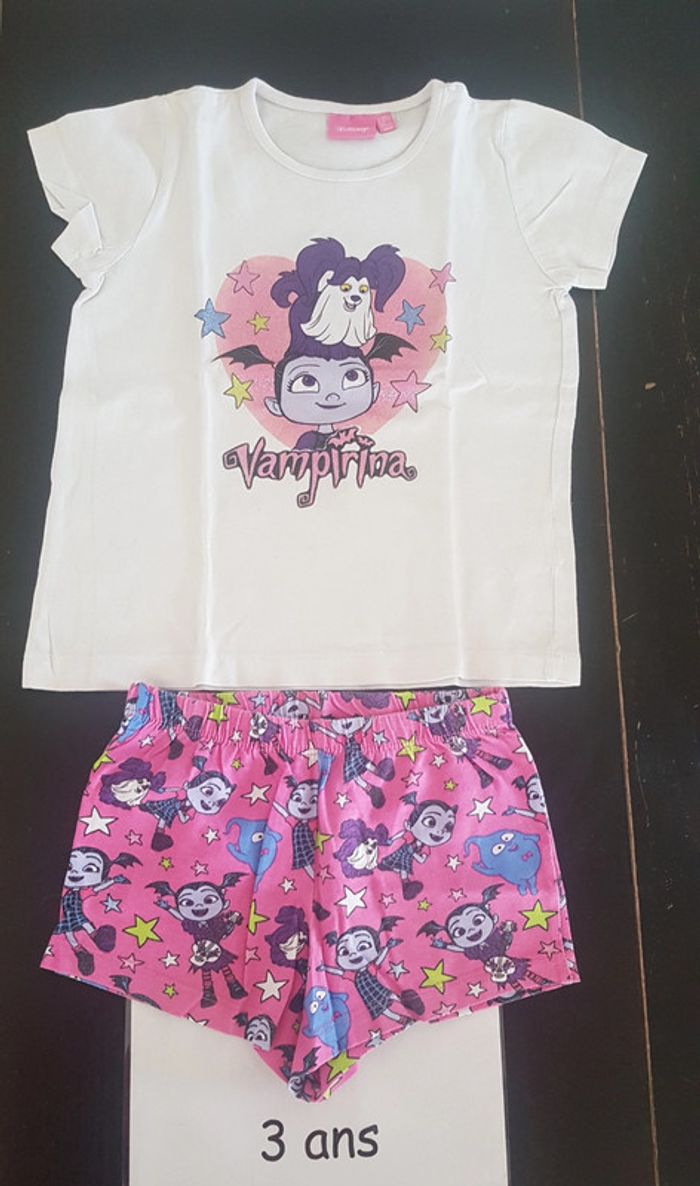 Pyjashort Vampirina 3 ans