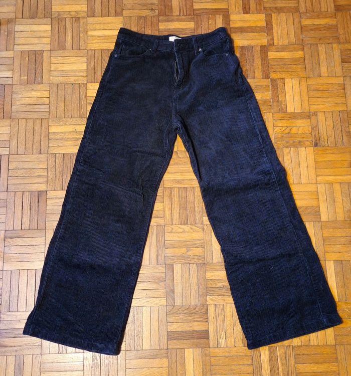 Pantalon large en velours côtelé - photo numéro 2