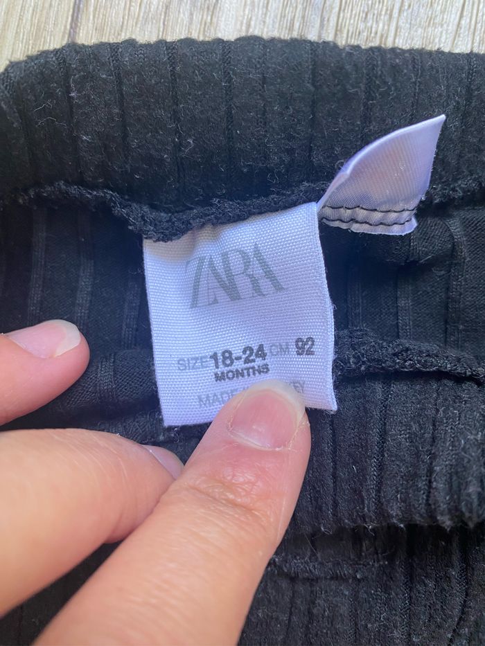 Legging évasée noir zara 18/24 mois - photo numéro 3