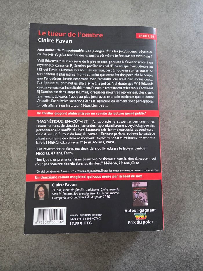 Le tueur de l'ombre, Claire Favan - photo numéro 3