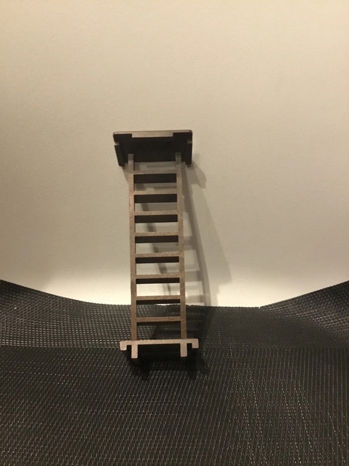 Playmobil western escalier marron foncé 3423 3425 3426 3430 3431 3461 4431 pièces détachées - photo numéro 3