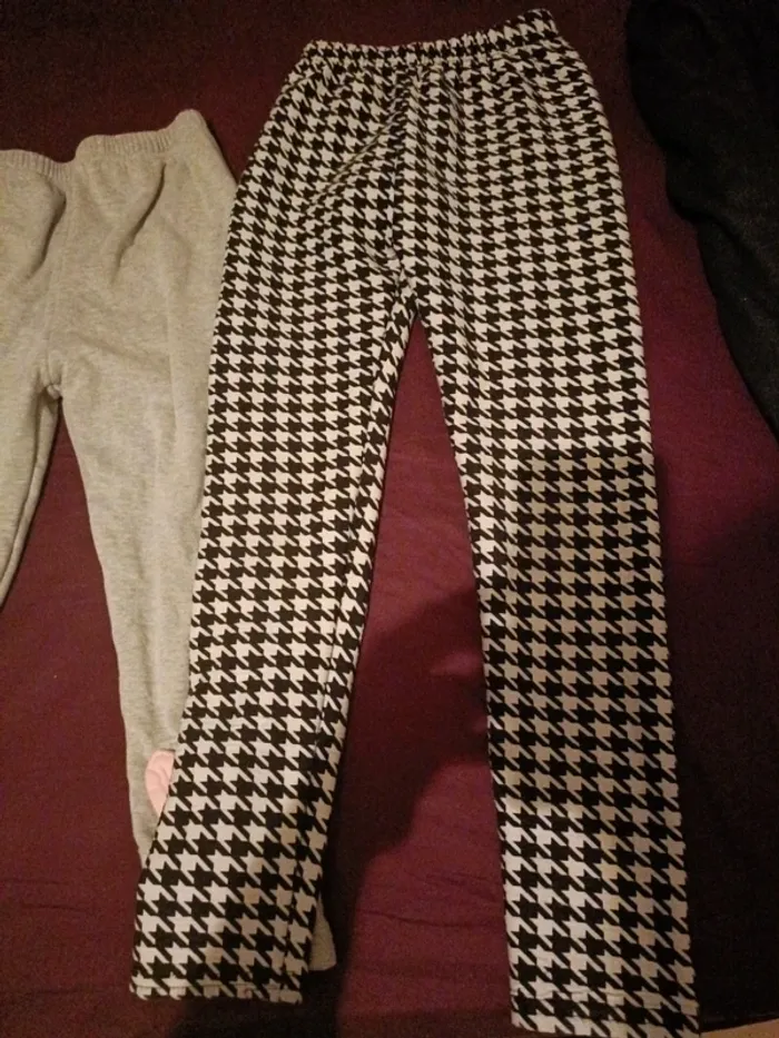 Lot legging pantalon fille 10 ans chaud - photo numéro 3
