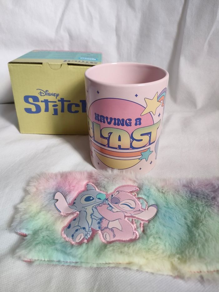 Stitch & Angel Fuzzy Mug 440ml - photo numéro 5