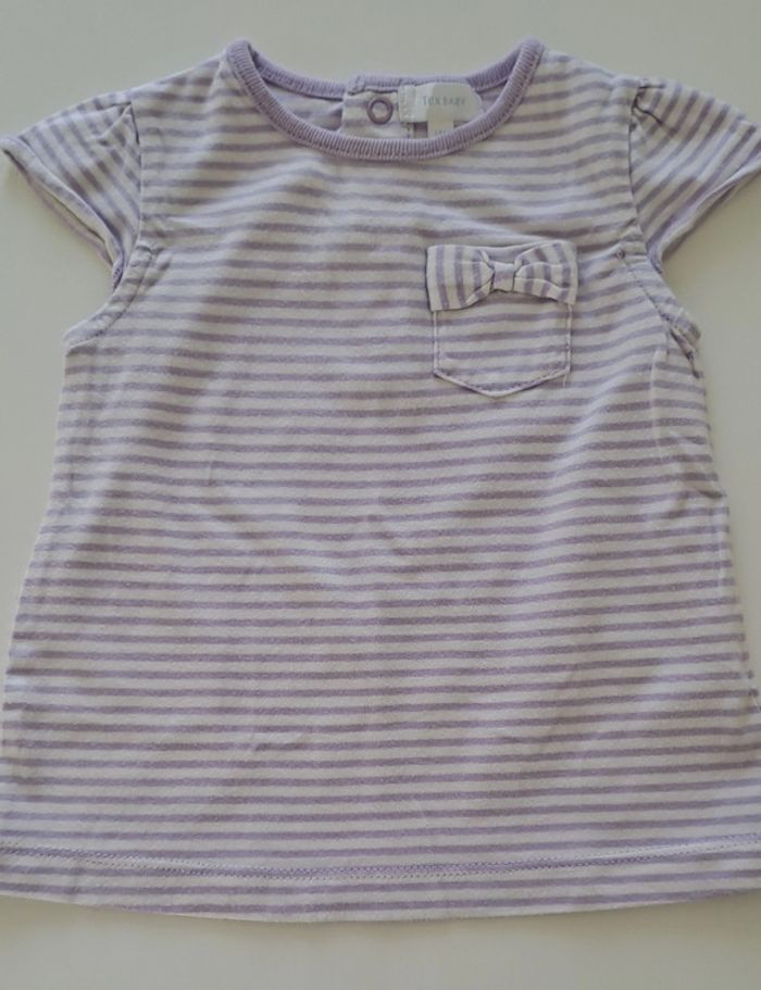 Lot de 2 tee-shirts manches courtes 18 mois - photo numéro 3