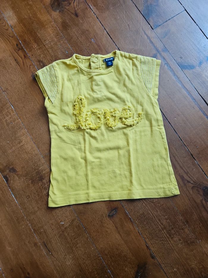 Lot débardeurs manches courtes 18 mois - photo numéro 2