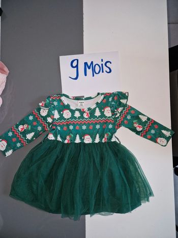 Robe Noël fille 9 mois