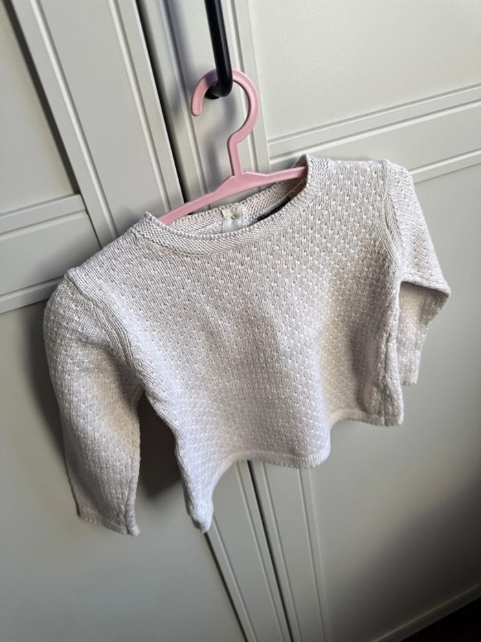 Pull coton fin 12M
