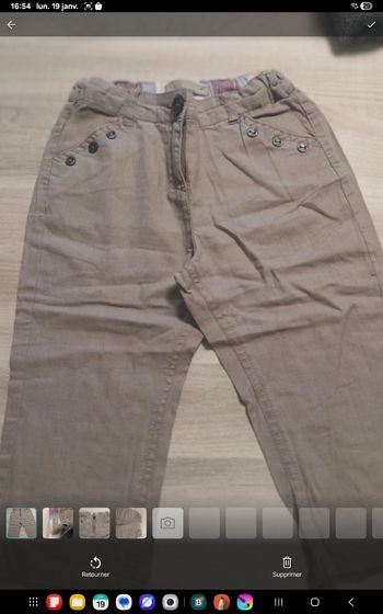 Pantacourt lin 5 ans pf4 160