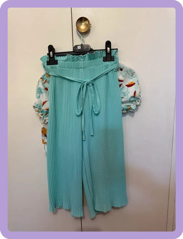 Ensemble filles vert turquoise - photo numéro 2