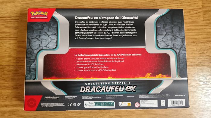 Coffret carte Pokémon Dracaufeu ex neuf scellé - photo numéro 2