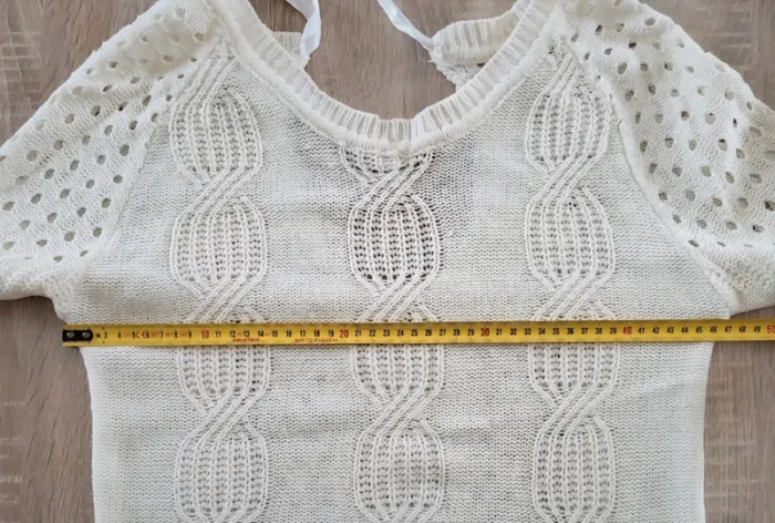 Pull écru Cache Cache Taille 36 - photo numéro 9