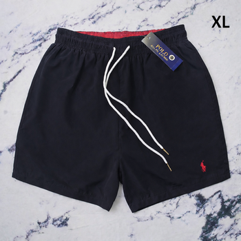 Short de plage Ralph Lauren pour Homme - Taille XL - Noir logo rouge - Neuf