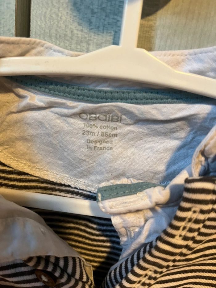 T-shirt manches longues rayé - photo numéro 2