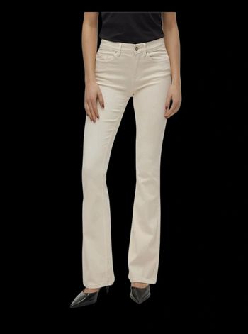 Vero Moda Jean Flared Vmflash Taille Moyenne Flared Fit Jeans