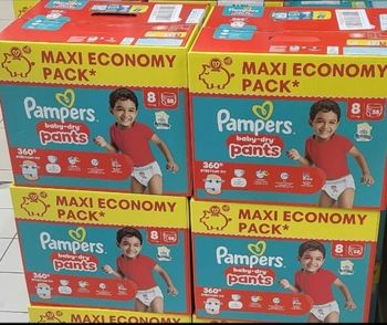 Couches pampers baby-dry pants T8 