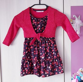 🌸 Robe fleurie effet 2 en 1 - P'tit Môme - 3 ans 🌸