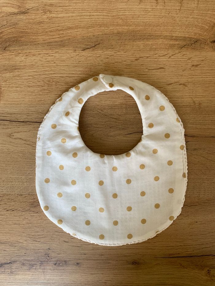 Bavoir bébé / enfant col Claudine - photo numéro 2