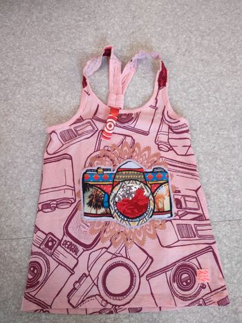 Débardeur appareil photo avec sequins réversibles Desigual