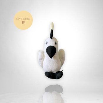 Doudou Peluche Perroquet noir et blanc beauty bird Sephora A