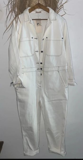 Combi pantalon crème