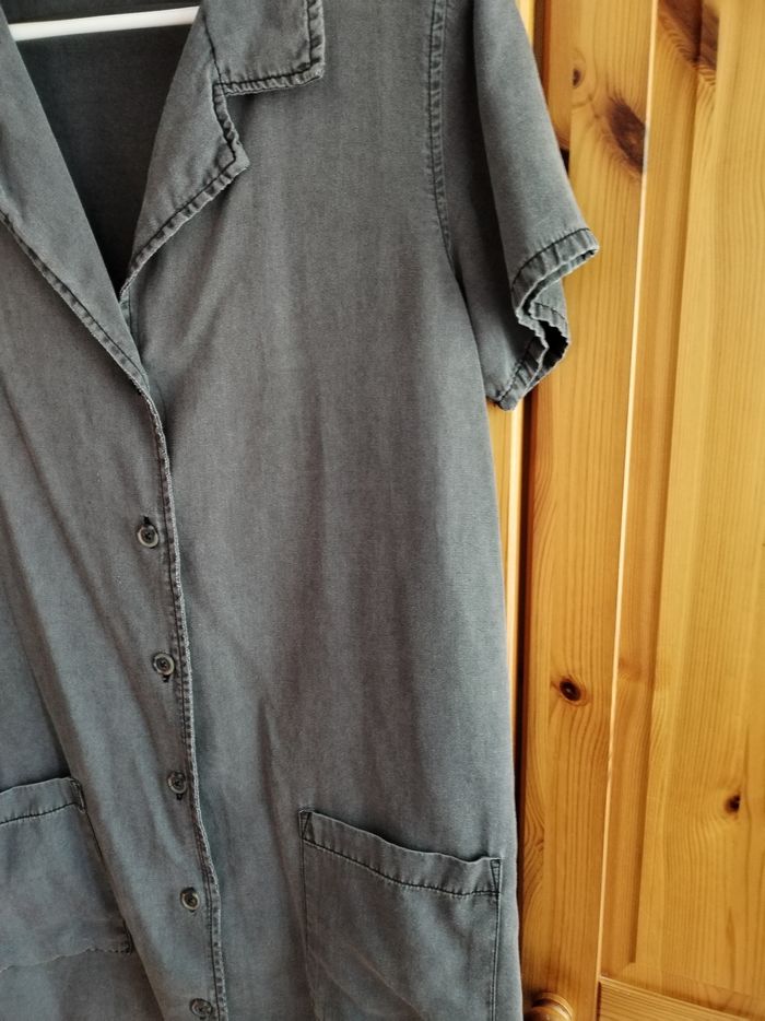 Robe fluide grise denim M - photo numéro 2