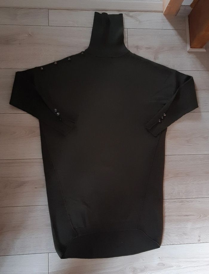 Robe pull femme manches 3/4 taille 1 - photo numéro 2