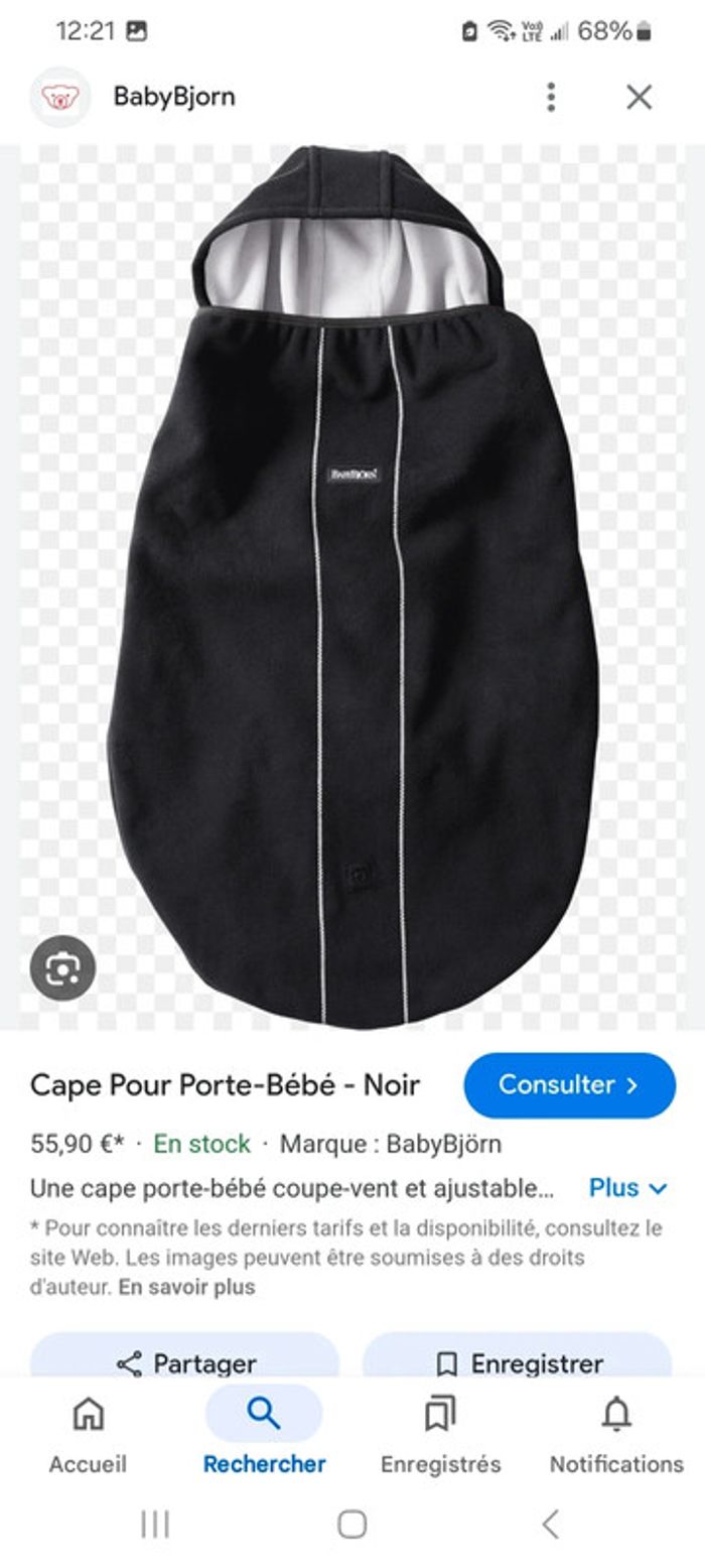 Porte bébé avec cape offert - photo numéro 12