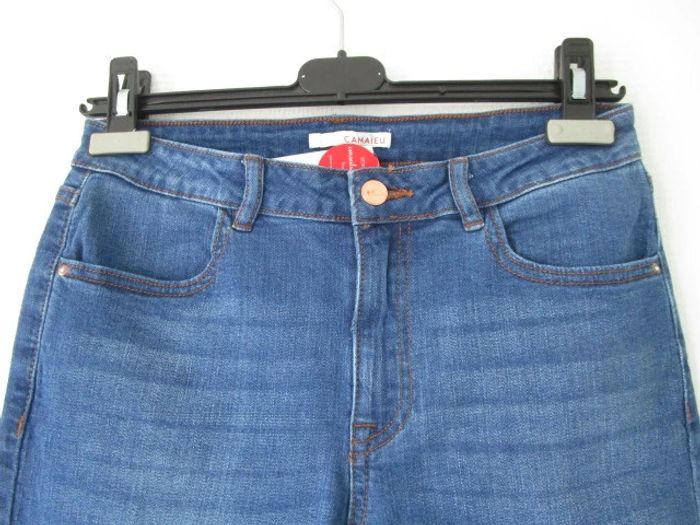 Pantacourt jean bleu Camaïeu 38 NEUF - photo numéro 3