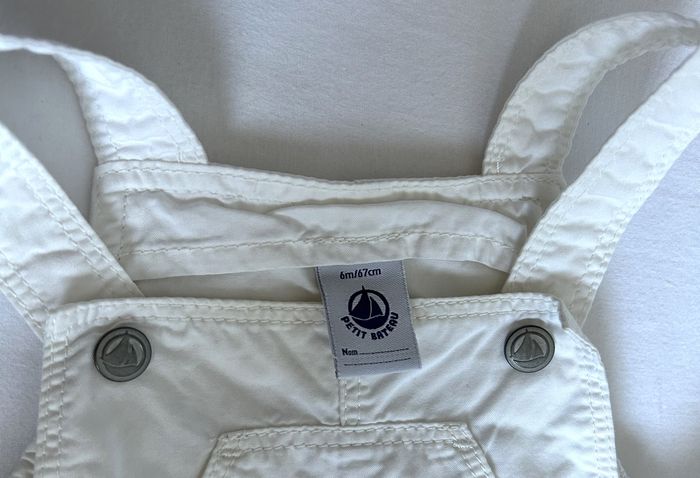 Ensemble t-shirt et salopette short - 6 mois - Petit Bateau - photo numéro 5