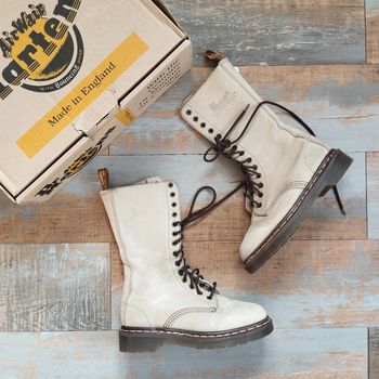 Dr. Martens Vintage Made in England Taille 36 - Daim Rare & Collector 🤍
