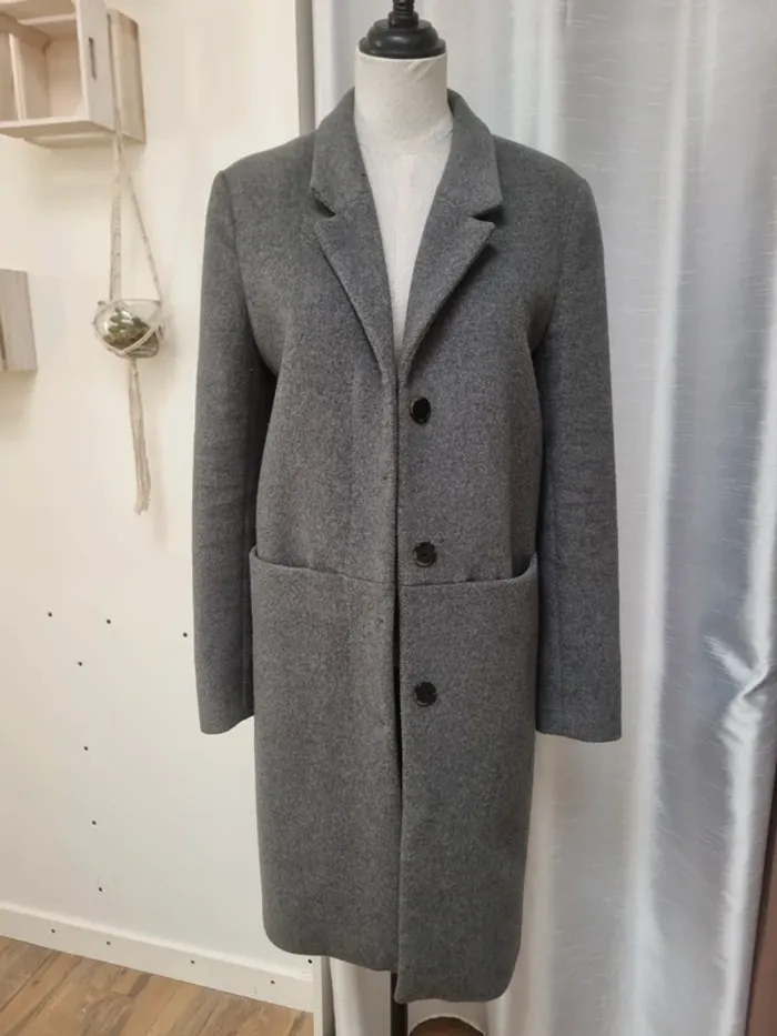 Manteau gris Selected taille 34