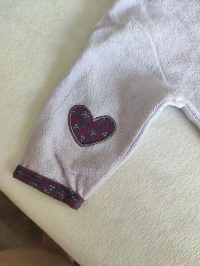 Pyjama velours 1 mois - photo numéro 3