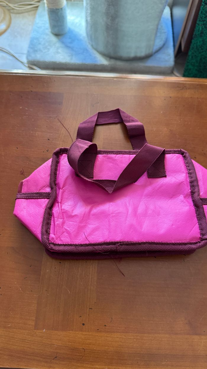 Sac isotherme glacière repas rose - photo numéro 4