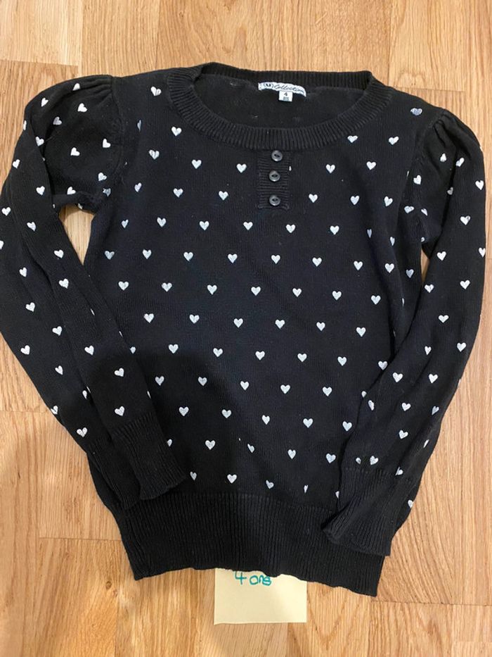 Pull coeur 4 ans