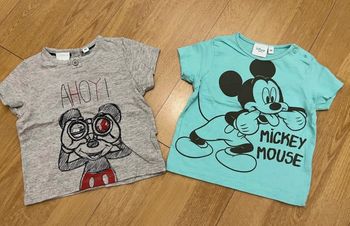 Lot de 2 t-shirts manches courtes 6 mois