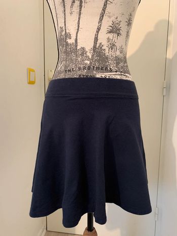 Jupe patineuse bleu marine Hollister