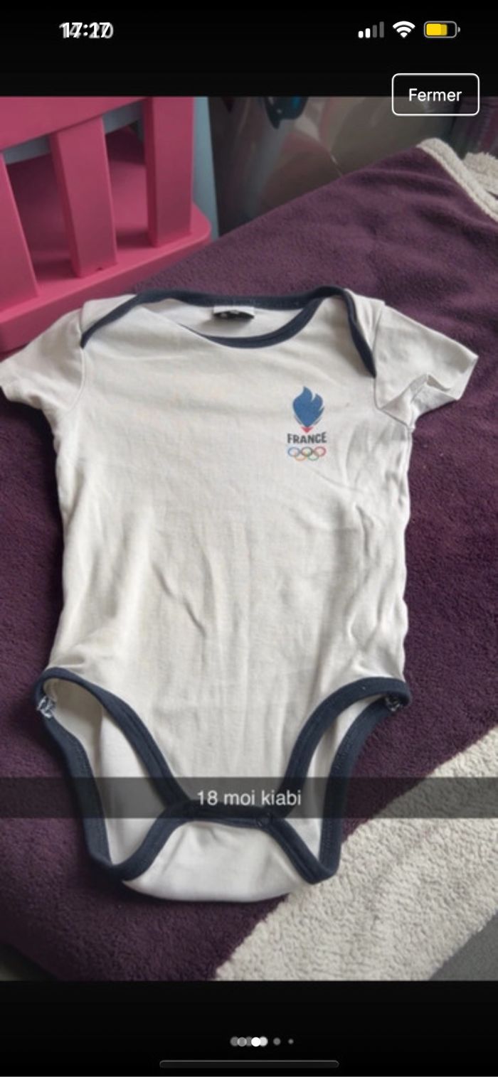 Lot de 2 body garçon