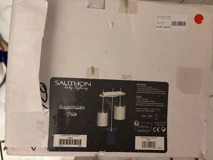 Lustre sauthon - photo numéro 2