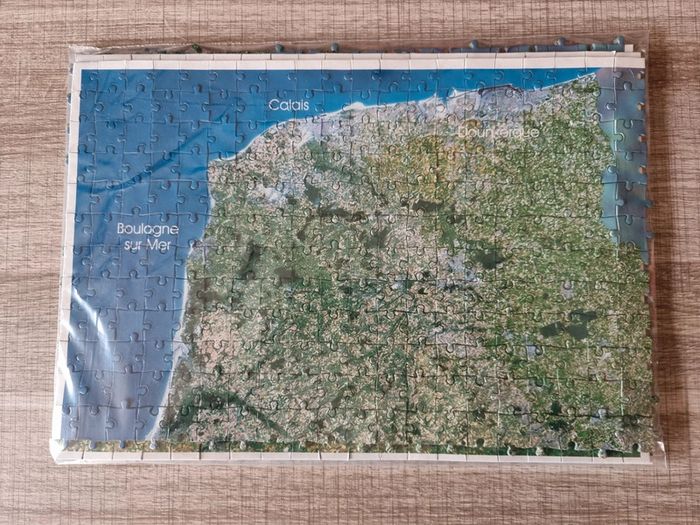 Puzzle 1000 pièces Vue Satellite du Nord de la France - photo numéro 9