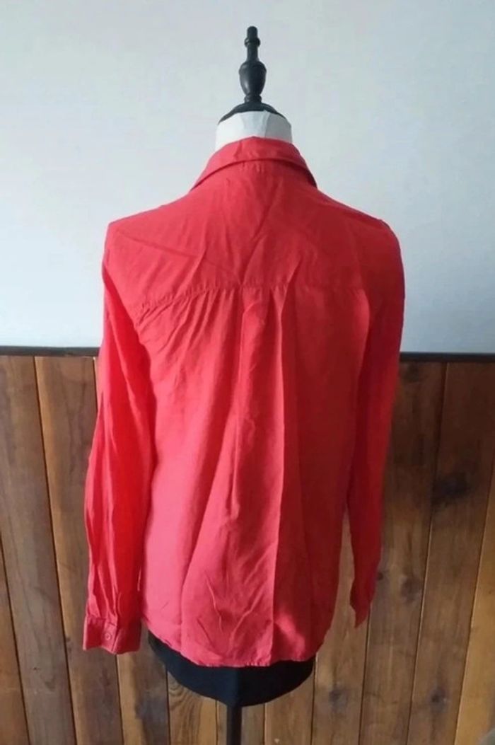 Chemisier rouge taille 36 - photo numéro 4