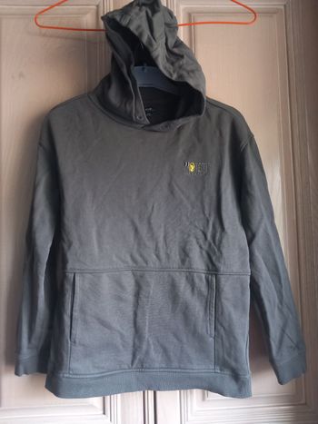 Sweat à capuche gris 12 ans Kiabi