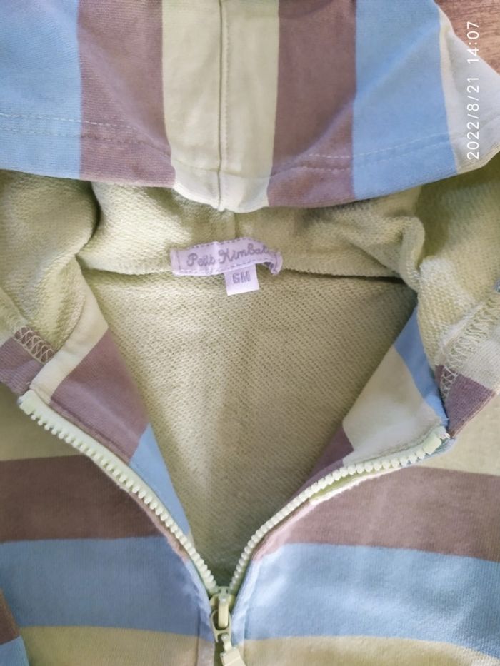 Gilet zippé 6 mois - photo numéro 2