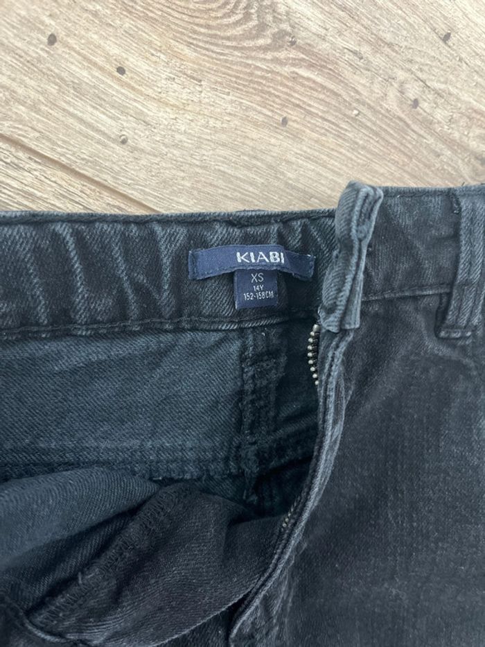14 ans jupe jeans souple noir Kiabi état impeccable - photo numéro 2