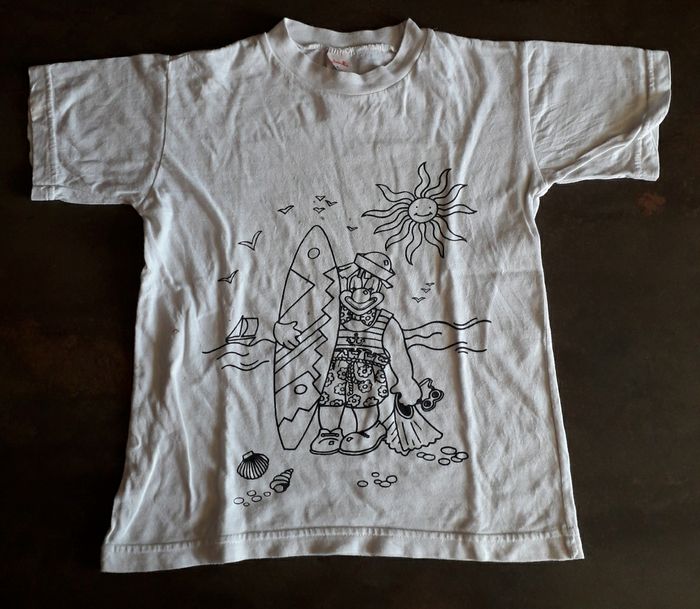 Tee-shirt à colorier