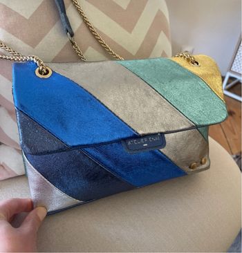 Sac cuir métallisé Atelier Enaï 