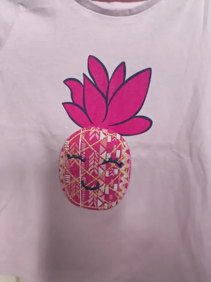 T-shirt motif ananas - photo numéro 2