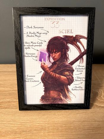 Cadre Sciel – Clair Obscur : Expedition 33 – Illustration Fantasy