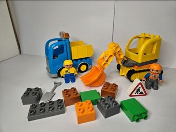 Camion et Pelleteuse Chantier Lego Duplo